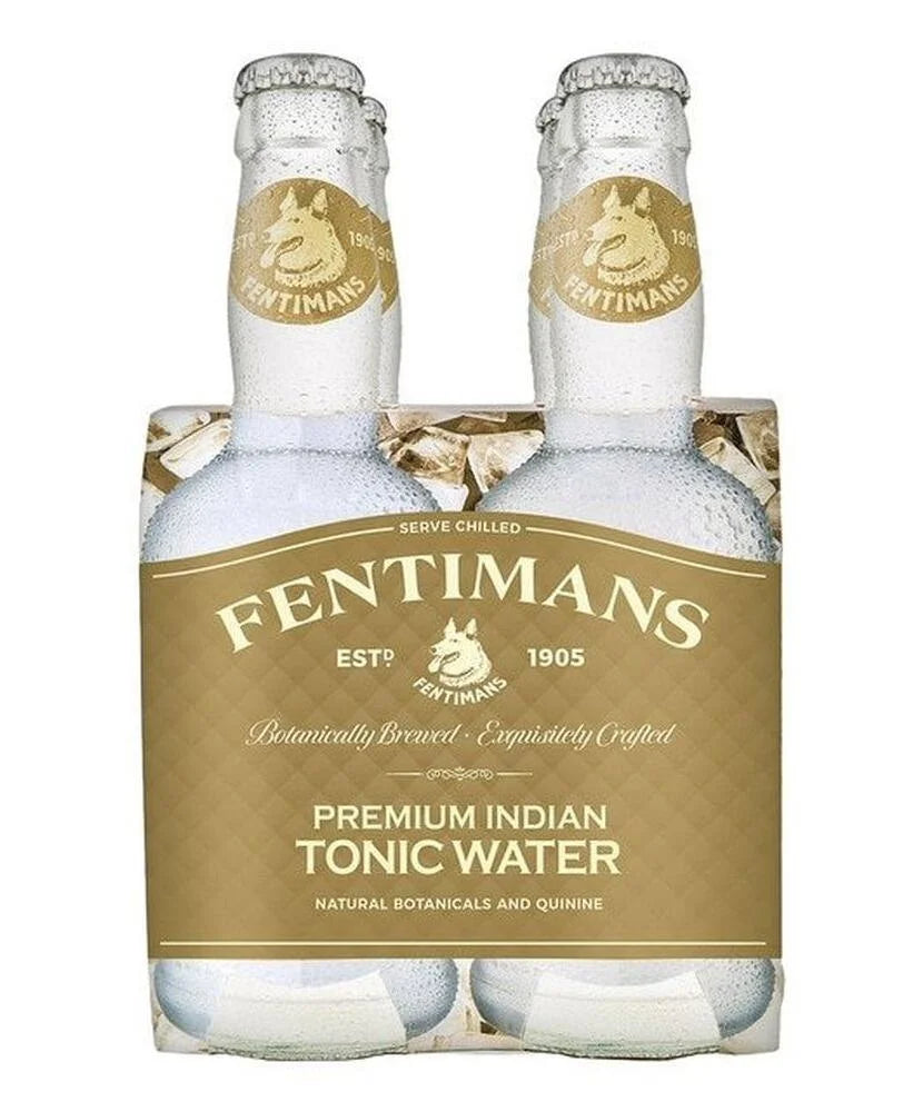 Fentimans Naturally Light Tonic Water 4x200ml