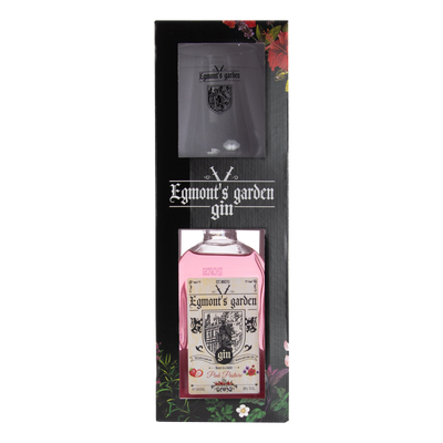Egmonts garden gin Pink Pasture gift set glass glas cadeau geschenkdoos