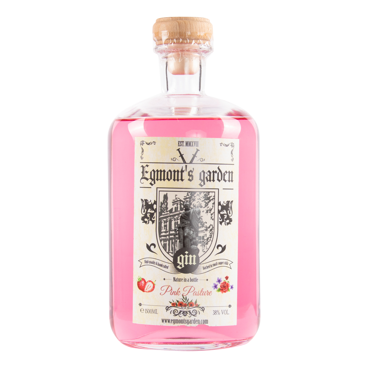 Egmonts garden gin Pink Pasture gin big groot 1500ml